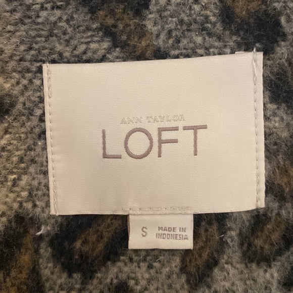 Ann Taylor LOFT Animal Cheetah Print One Button Blazer Jacket-Lined-Size Small - Picture 10 of 11